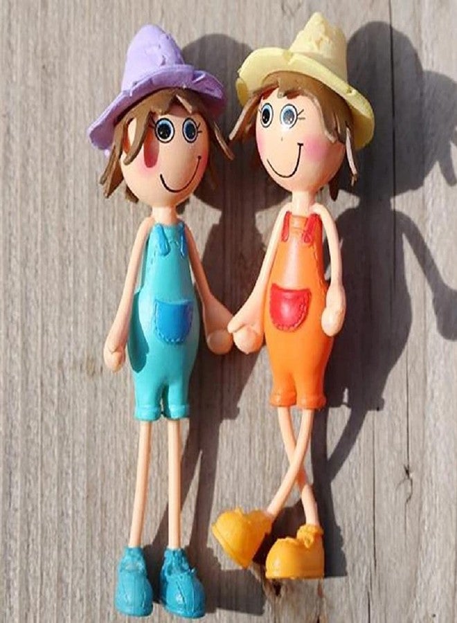 BHOOLU&GOOLU Summer Sunshine Girl Doll Cartoon Figurines (4 pcs/Set) - Image 5